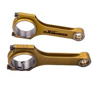 Titanized H Beam Connecting Rod Bielle for Fiat 500 Old Model 2 cylinder 5.118''