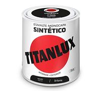 Titanlux Smalto Sintetico Lucido Nero 250 ml