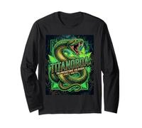 Titanoboa - Paleontologia della Storia del Serpente Animale estinto Maglia a Manica