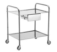 Titanox 45808 Carrello Lancart con Cassetto, 60cm Lunghezza, 40cm Larghezza, 80cm Altezza