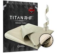 TitanRF Faraday Fabric 44" x 36" (.91m x 1.1m) + Extra 36" TitanRF Tape! Military Grade Certified Material Blocks RF Signals (WiFi, Cell, Bluetooth, RFID, EMF Radiation Shielding)