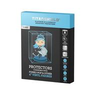 TitanShield 0,5 mm Platinum resistente ai raggi UV e ai graffi custodia custodia compatibile con Funko - 4 pollici Pop! Vinyl Figure (8 pezzi)