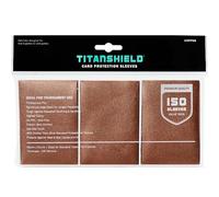 TitanShield Premium 150 maniche di dimensioni standard per giochi da tavolo Trading Card Sleeves Deck Protector per Magic The Gathering MTG, collezione baseball, Lorcana (rame)