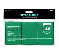 TitanShield Premium 150 maniche di dimensioni standard per giochi da tavolo Trading Card Sleeves Deck Protector per Magic The Gathering MTG, collezione baseball, Lorcana (smeraldo)