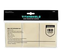 TitanShield Premium 150 maniche di dimensioni standard per giochi da tavolo Trading Card Sleeves Deck Protector per Magic The Gathering MTG, collezione baseball, Lorcana (avorio)