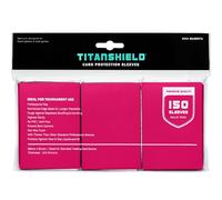 TitanShield Premium 150 maniche di dimensioni standard per giochi da tavolo Trading Card Sleeves Deck Protector per Magic The Gathering MTG, collezione baseball, Lorcana (magenta)