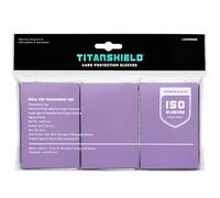 TitanShield Premium 150 maniche di dimensioni standard per giochi da tavolo Trading Card Sleeves Deck Protector per Magic The Gathering MTG, collezione baseball, Lorcana (lavanda)