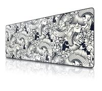 TITANWOLF - Grande Tappetino Mouse da Gioco - XXXL Oversize Mousepad - Dimensione 1200x400mm - XXL Formato Oversize da scrivania e Tavolo - per Mouse e Tastiera - Mod. Koi