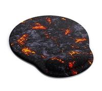 TITANWOLF- Nuovo Tappetino per Mouse con poggiapolso in Gel - Piacevole al Tocco - Idrorepellente e Lavabile - Gaming Ufficio e casa - Classico - 23 cm - Lava Wrist - Offerta Lancio