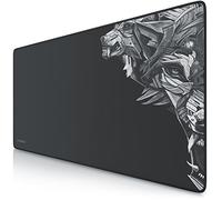TITANWOLF Tappetino Mouse XXL Gaming Mouse Pad XL 900x400 mm - Mousepad Extra Grande Nero - Modello Delta