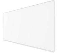 TITANWOLF - Tappetino per Mouse Oversize 900x400mm - Mousepad XXL con Stampa - Tappeto Extralarge - per precisione + velocità - per Mouse e Tastiera - Bianco
