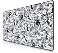 TITANWOLF Tappetino per Mouse XXL 1200 x 600 - Office Mousepad - Controllo preciso del Mouse migliora la velocità e la precisione - Tenuta Stabile - Lavabile - Sottomano per Ufficio e casa