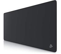 TITANWOLF - Tappetino per mouse XXL 900x400 mm - XXL Speed Gaming Mousepad - Mouse Pad 90x40 cm - Sottomano grande dimensione - migliora la precisione e la velocità - Nero