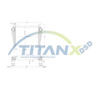 TitanX IX159005 Intercooler per IVECO
