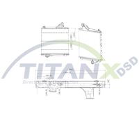 TitanX IX169006 Intercooler per RENAULT TRUCKS