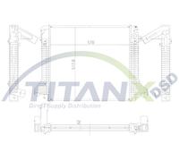 TitanX RX119005 Radiatore, Raffreddamento motore per MERCEDES-BENZ