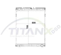 TitanX RX139017 Radiatore, Raffreddamento motore
