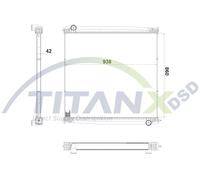 TitanX RX149009 Radiatore, Raffreddamento motore per SCANIA