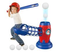 Titching Machine a per il dispositivo di allenamento di baseball per ragazzi e ragazze con meccanismo di lancio | Vassoio con palline per softball, baseball e tennis, ideale per princi