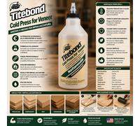 Titebond Colla a freddo per legno impiallacciato - 946 ml