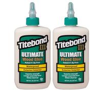 Titebond III Ultimate - Set di colla per legno, 2 confezioni da 237 ml, D4 | Colla professionale per legno per interni ed esterni, ideale per la costruzione di mobili, falegnami e fai da te