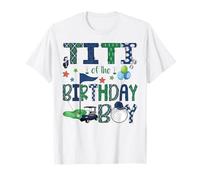 Titi Del Compleanno Ragazzo Buco In Un Amante Di Golf Maglietta
