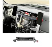 Titibett Supporto per telefono da cruscotto, organizer adatto per Dodge RAM 1500/2500/3500 e 2019-2024 RAM Classic 360° rotante magnetico per accessori interni RAM per console