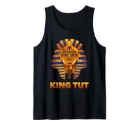 Title Ancient Egyptian King Tut Pharaoh Golden Mask Design Canotta