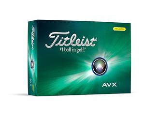 Titleist 2020 AVX YLW Golf Ball, Uomini, Yellow, Taglia unica