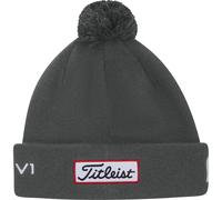 Titleist Berretto Tour Pom Pom, grigio/bianco