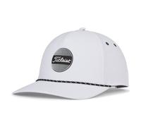 Titleist Boardwalk-Cappello da Golf in Corda Coperchio, Bianco/Nero, Taglia Unica Unisex-Adulto