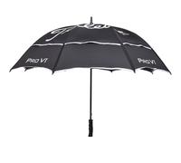 Titleist Ombrello da golf Tour Double Canopy, nero/bianco