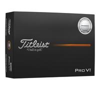 Titleist Palline da golf Pro V1 25 Performance Align - Confezione da 12 pz., bianco/nero