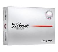 Titleist Palline da golf Pro V1x 25 Performance Align - Confezione da 12 pz., bianco/rosa