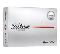Titleist Palline da golf Pro V1x 25 Performance Align - Confezione da 12 pz., bianco/rosso