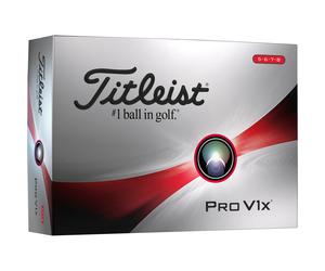 Titleist Palline da golf Pro V1x High Numbers 2023 - Confezione da 12 pezzi, bianco