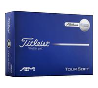 Titleist Palline da golf Tour Soft AIM 2026 - Confezione da 12, bianco/blu
