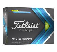Titleist Palline da golf Tour Speed 2022 - Confezione da 12, giallo