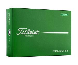 Titleist Palline da golf Velocity 2026 - Confezione da 12, verde