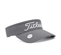 Titleist Players Ball Marker - Visiera da Golf, Regolabile, Colore: Antracite/Bianco