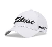 Titleist Tour Breezer, Cappello da Golf, Regolabile, Bianco/Nero