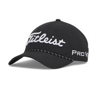Titleist Tour Breezer, Cappello da Golf, Regolabile, Colore: Nero/Bianco