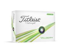 Titleist Velocity Golf Balls, Matte Green (One Dozen)