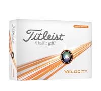 Titleist Velocity Golf Balls, Matte Orange (One Dozen)