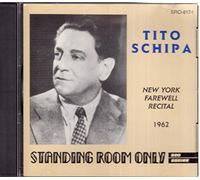Tito Schipa - New York Farewell Recital, 1962