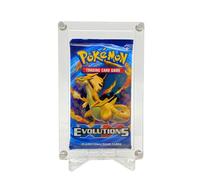 Titokiwi Trading Card Booster Case - Custodia protettiva in acrilico per carte da collezione Booster - adatta per tutte le comuni carte da collezione, alloggiamento con due diversi piedini
