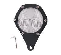 Titolare Del Disco Fiscale Motociclistico - Ca. 12.5x9 Cm Con Supporto Per Etichette Esagonali | Scooter Elaborata In Lega Di Alluminio | Per Il Display Adesivo Di Taxi | Chiavi Di Resisten