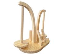Titolare Del Filo All'uncinetto - Supporto Per Filo | Supporto Per Palla Di Filati | Holder Yarne In Legno Per Uncinetto A Maglia | Distributore Di Stand Spinner In Legno Per I Compleanni Festività Na