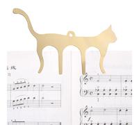 Titolare del foglio di musica per gatti | 3.94x2.36x0.04 pollici di mobili di modellistica Cat Pagina Pagina, adorabile supporto per la foglio di musica per gatti di gatto Musicisti Accessori per pian