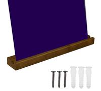 Titolare del record a parete,Muro del detentore del record,Espositore da parete per album in legno massello, supporto per disco - Scaffale per album di archiviazione del disco liscio e robusto per la